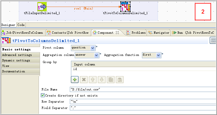 Converting rows to columns